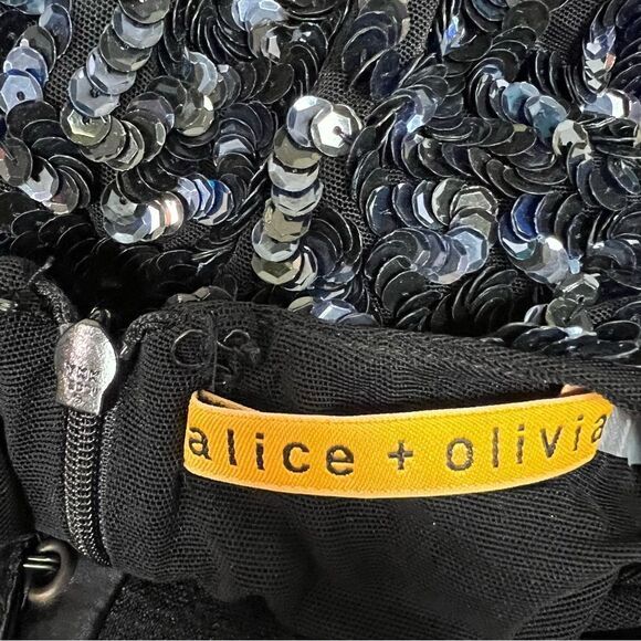 Alice and Olivia sequined mini dress.  Size XXS/XS - Picture 6 of 6